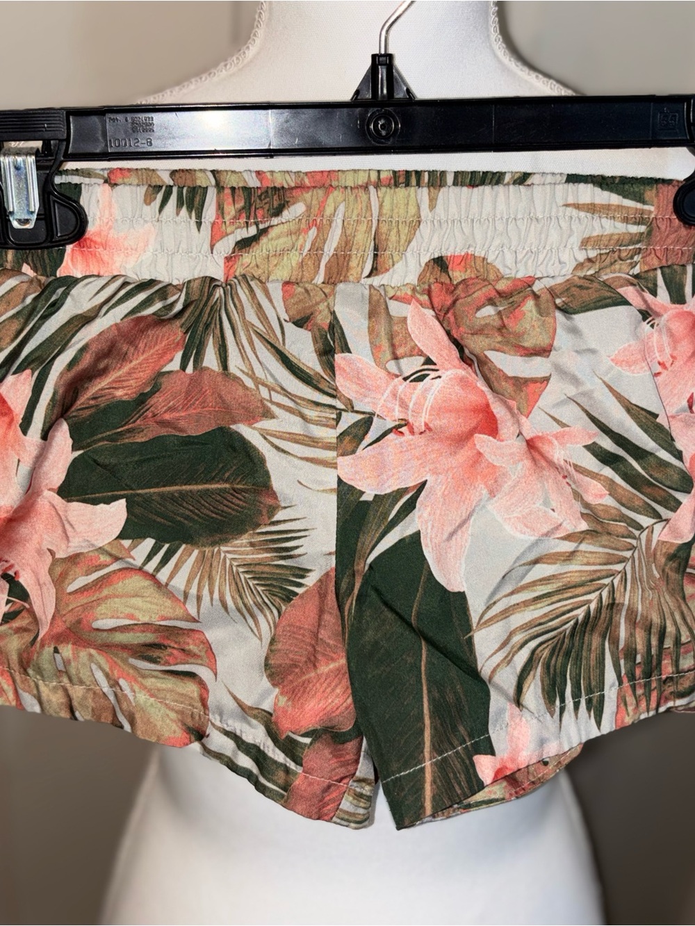 Old Navy Tropical Floral Athletic Shorts - Pink & Green